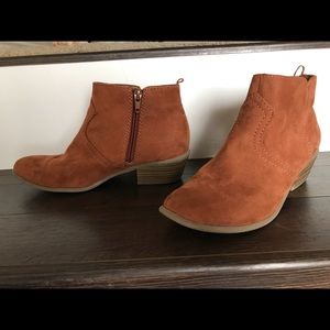 Light Brown Ankle Booties